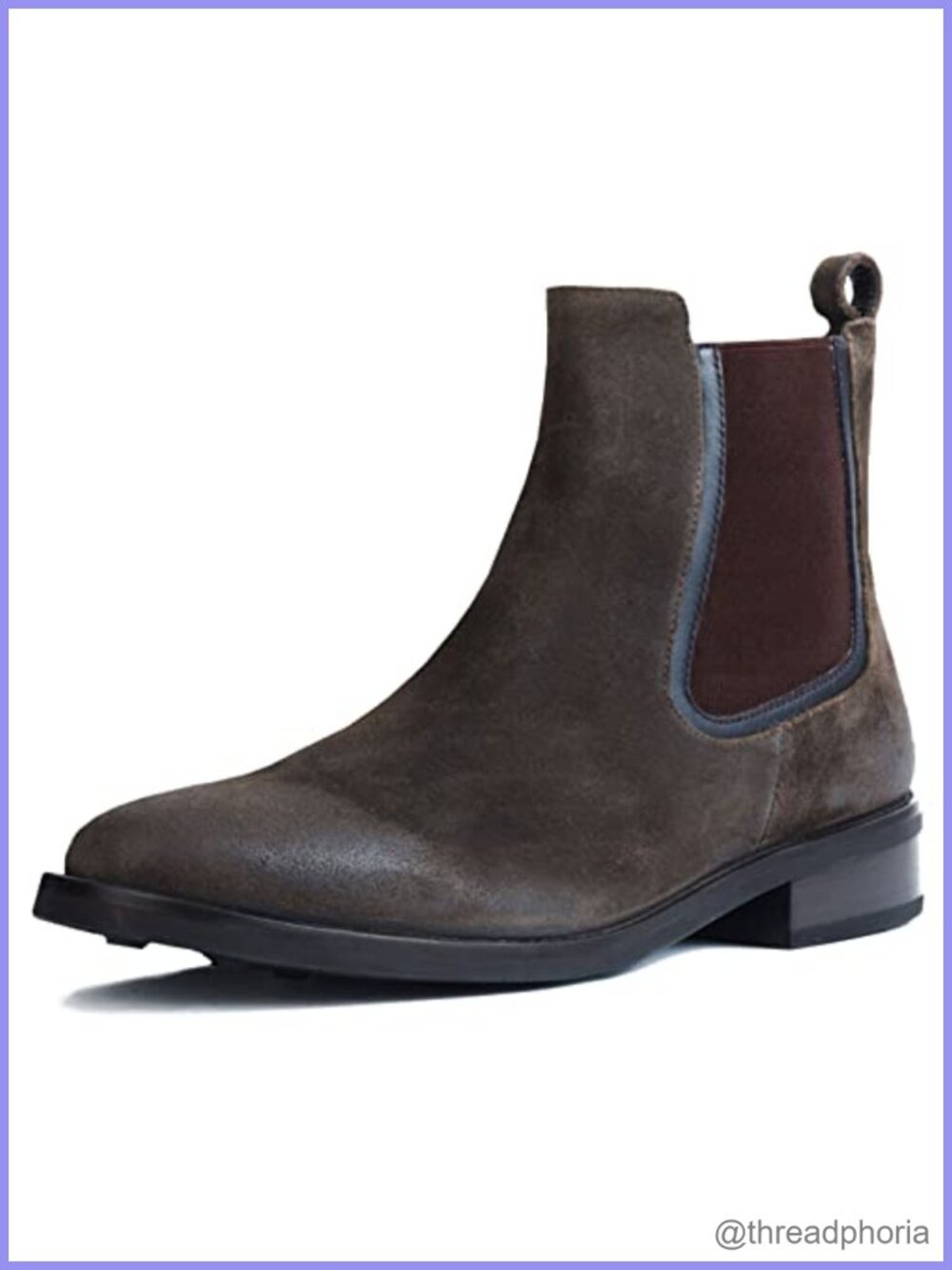 Suede Ankle Boots Chelsea Booties Flat Leather Lined Work